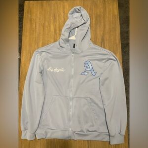 ROMWE LA Zip Up Sweater